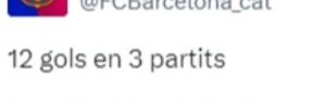 巴萨本赛季三杀皇马&amp;总比分12-4，巴萨官推：3场比赛12球
